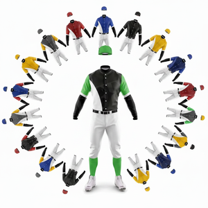 Trendy Club Practice Sublimation Baseball Uniform <b>Kit</b> Personalized Jersey Pants For Clubs <b>Schools</b> Training Tournament Wear - Product Image 1