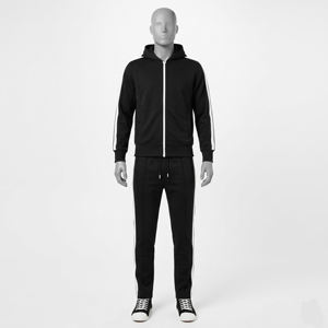 Fabricante de Conjuntos Deportivos a Precio Económico, Ropa para Hombre 100% Poliéster/Algodón, Traje de Entrenamiento, Sudadera con Capucha de Forro Polar para Hombre con Logotipo Personalizado - Product Image 6