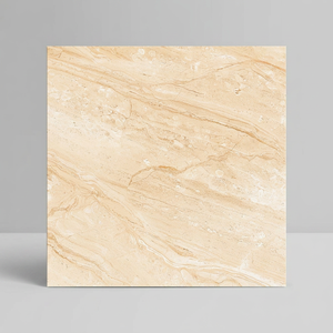 Crema Italia - Baldosas de Porcelana Cerámica Brillante de 600x600 mm, Aspecto de Mármol Beige, 60x60 cm, 24x24 pulgadas - Product Image 3