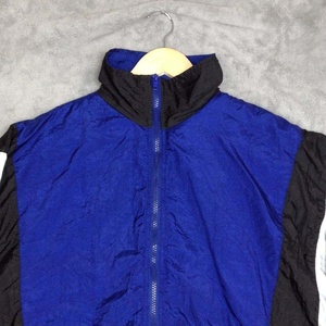 Veste coupe-vent unisexe en nylon vintage, veste coupe-vent colorée, impression personnalisée, résistante à l'eau, veste de sport pour la course à pied et le cyclisme - Product Image 4