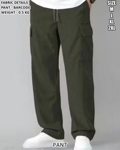 Pantalones Cargo Casuales Color Marrón para Hombre - Product Image 1