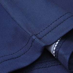 Conjunto de Camiseta de Fútbol Sublimada Azul Marino para Hombre, Manga Corta, Cuello en V, Uniforme de Fútbol con Diseño a Rayas, Absorbe la Humedad - Product Image 6