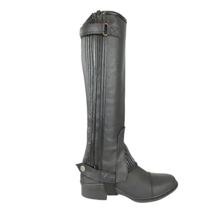Latest Design Half <b>Chaps</b> Horse <b>Riding</b> <b>Chaps</b> Cow Leather Equipment Genuine Leather <b>Chap</b> High Quality Cheap Price Half <b>Chaps</b> - Product Image 2