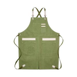 Tablier de luxe léger en toile pour barman professionnel et personnel de bar, avec poches pour outils, résistant à l'eau, en cuir détachable - Product Image 5