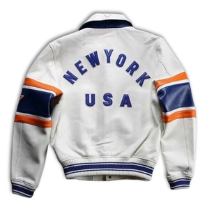 Chaqueta de Cuero Estilo Bomber Avirex 75 Aniversario |   Venta al por mayor de artículos vintage estilo universitario y aviación de alto volumen - Product Image 6
