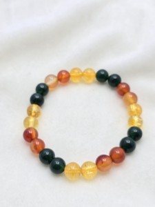 Pulsera de Cuentas Mixtas de Calidad Superior Grado AAA, Hermosas Piedras Preciosas Naturales Talladas, Artesanía en Piedras Semipreciosas - Product Image 4