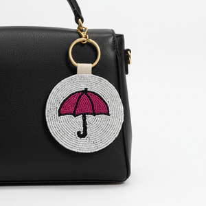 Llavero Artesanal con Cuentas Etéreas, Ecológico, Duradero, de Cuero Tejido, Artículo de Regalo Ecológico para Mujeres, Hombres y Amigos - Product Image 4