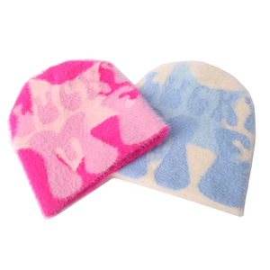 Gorros con forro polar de primera calidad, venta al por mayor, gorros cómodos y cálidos, ligeros y duraderos hechos a medida para Jacquard de invierno - Product Image 3