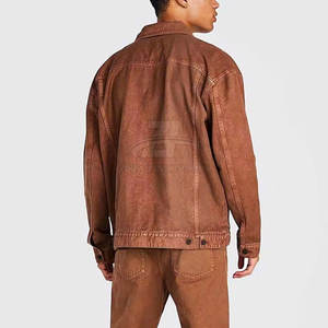 แจ็คเก็ตยีนส์คุณภาพพรีเมียมขายดี ผ้าเนื้อนุ่มใส่สบายสำหรับฤดูหนาว เหมาะสำหรับผู้ชายวัยผู้ใหญ่ - Product Image 4