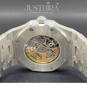 Montre en quartz avec diamant moissanite de qualité supérieure, best-seller, bijou de mode, étanche, cadeau pour homme, disponible en grande quantité - Product Image 3