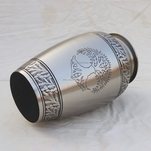 Urna de Cremación de Aluminio Clásica de Moda, Urnas de Cremación con Árbol de la Vida Grabado, para Cenizas Humanas, 200 Pulgadas Cúbicas - Product Image 6