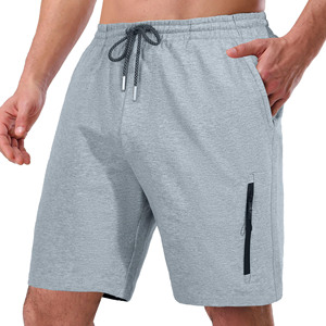 Shorts de haute qualité pour hommes, athlétiques, en polyester, pour entraînement, course à pied, décontractés, avec poches et cordon de serrage réglable - Product Image 1
