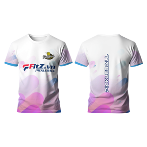 Camiseta de pickleball para hombre y mujer, camiseta deportiva transpirable que absorbe la humedad para partidos de práctica, estilo estadounidense - Product Image 3