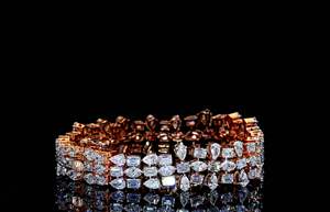 กำไลข้อมือเพชรเหลืองขาวสังเคราะห์เคลือบทอง 10K 14K 18K หรูหรา ขายส่งเครื่องประดับข้อมือคุณภาพสูง - Product Image 5
