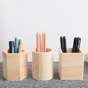 Boîte à stylos en bois, nouveau design pour la maison, l'hôtel, la salle à manger, le bureau, le bureau à domicile, porte-stylos en bois par Crescent Crafts - Product Image 6