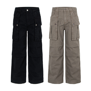 Wholesale Men's <b>Tactical</b> Cargo <b>Pants</b> Canvas <b>Waterproof</b> Quick Dry Breathable Eco-Friendly Casual Straight Customized High Quality - Product Image 1