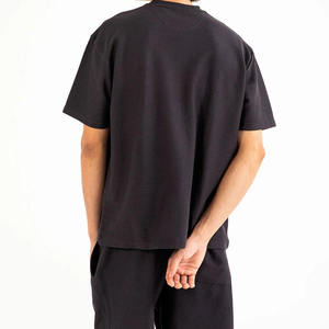 Ensemble court pour homme Edoor Wears, t-shirt et short en coton, tenue de rue estivale, ensemble deux pièces, séchage rapide, respirant, vêtements de sport - Product Image 1