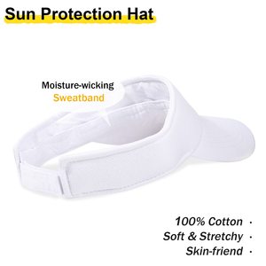 Casquette Visière Unisexe Réglable pour Sports de Plein Air Protection UV Course Golf Tennis Fournisseur en Gros - Product Image 2