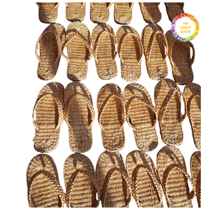 Pantuflas Ecológicas Tejidas de Jacinto de Agua para Uso en Interiores del Hogar - Product Image 4