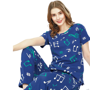 Manufacturer Women Christmas Pajama Set Printed Cotton Family Holiday Sleepwear Private Label Manufacturer - Product Image 6