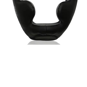 Protège-tête en cuir de vachette pleine fleur de qualité supérieure, avec logo personnalisé, pour la boxe et les arts martiaux, doté d'un mousse absorbante de chocs épaissie. - Product Image 6