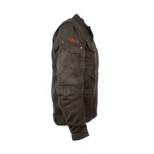 Meilleur prix – Veste en jean d'hiver 100 % coton pour homme avec logo frontal, respirante et écologique, coupe confortable - Product Image 3