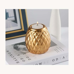 Modern Minimalist Gold Metal <b>Tealight</b> Candle Holder Elegant Fabulous Design <b>Tealight</b> Holder For Home Styling - Product Image 3
