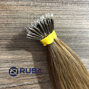 Extensiones de Cabello Humano Virgen 100% con Punta Nano, Vietnamita, Doble Trama, Liso Sedoso, Ondulado, Micro Link - Product Image 4
