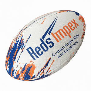 Mini Balón de Rugby Promocional Hecho de Caucho Sintético, Balón con Logotipo Totalmente Personalizable, Ideal para Eventos Corporativos y Promoción Deportiva - Product Image 1