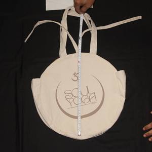 Bolso de Mano de Algodón Ecológico para Yoga - Diseño Perfectamente Redondo para Compras, Moda, Regalos - Product Image 2