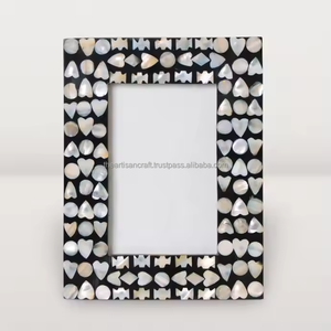 Handcrafted Mother of <b>Pearl</b> Inlay <b>Photo</b> <b>Frame</b> for Elegant Home and Office Decor Tabletop Home Decor and Gifts - Product Image 4