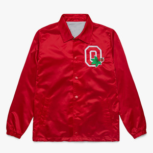 Custom Red Starter Satin 49ers <b>Coaches</b> Jacket Factory-Made Winter Fashionable Unisex OEM Service Plain Dyed Technics Appliques - Product Image 6