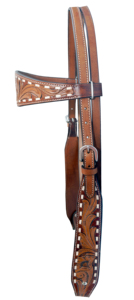 Bridon en cuir occidental de haute qualité, style western, couleur marron, sculpté à la main, fabriqué par un exportateur 503 - Product Image 2