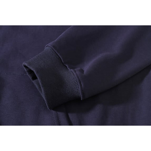 เสื้อฮู้ดดี้สีกรมท่าสำหรับผู้ชาย สีพื้น แขนยาว ผ้าหนา สไตล์ลำลอง เสื้อฮู้ดดี้ผู้ชายสีน้ำตาล ขายส่ง - Product Image 6