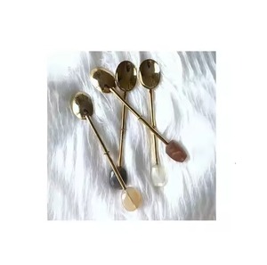 Collection Moderne de Cuillères à Thé et à Café |   Couverts en métal durables pour remuer le sucre, les desserts et la décoration élégante de la table - Product Image 1