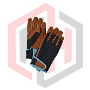 Gants de jardinage classiques en cuir de vachette, antidérapants, sans silicone, respirants, résistants, protection contre les épines, pour l'élagage, l'entretien des jardins et le travail agricole, OEM - Product Image 1