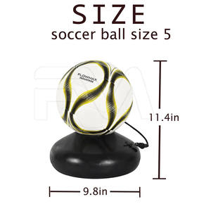 Ballon de football en corde au design unique, faible MOQ, couleur unie, léger - Product Image 2