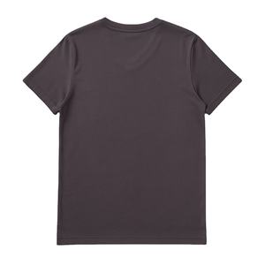 Camiseta de Cuello en V para Hombre, Color Morado Deslavado, 100% Algodón Orgánico de Lujo, Preencogida, Certificada por GOTS, Premium, Manga Corta, Transpirable - Product Image 2