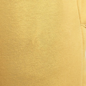 Pantalon en molleton jaune sur mesure pour femme, coupe large, taille haute, ample, longueur intégrale, décontracté, automne, style évasé - Product Image 3