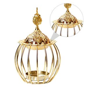 Handmade <b>Gold</b> Metal Decorative Bird Cage Candle Holder <b>Lantern</b> Tabletop Centerpiece Home Decor - Product Image 3