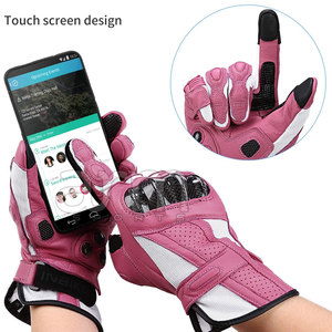 Gants de moto en cuir sur mesure, fabrication artisanale, gants de course en cuir durables pour moto - Product Image 4