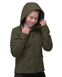 New Stylish Wear Women's Softshell Jacket With Customizable Adult Sizing Smooth Inner Fleece <b>Material</b> Women's Softshell Jacket - Product Image 2