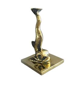 Presse-papier en laiton décor de bureau en gros personnalisé moderne unique fantaisie élégant fait à la main classique forme de poisson presse-papiers - Product Image 1