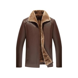 Blouson Bomber en Cuir Hiver Premium avec Doublure Sherpa Douce et Respirante – Fabrication OEM Qualité Export - Product Image 1