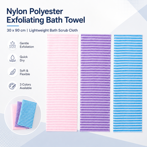 Pinkrabbit J5002 Toallas de Baño de Alta Calidad, No Tejidas, Exfoliantes Corporales, Doble Color, Antibacterianas, Duraderas, para Ducha - Product Image 2