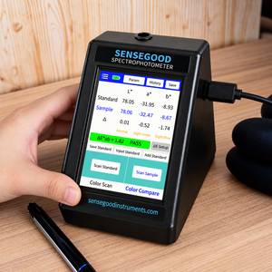 Colorimètre numérique portable Sensegood pour l'inspection de la peinture automobile, le test de couleur des surfaces et la correspondance des couleurs industrielles - Product Image 1