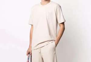 T-shirts unis pour hommes, vêtements d'été, manches courtes, coupe décontractée, col rond, pour hommes - Product Image 4