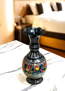 Vase à fleurs en aluminium artisanal, vase décoratif en métal pour la maison, le bureau, l'hôtel et la décoration du salon - Product Image 2