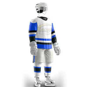 Uniforme de Hockey sur Glace Professionnel Personnalisé pour Hommes Adultes 2026 – Nouveau Design Respirant en Polyester Léger à Manches Longues - Product Image 3