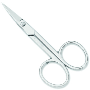 Tijeras profesionales para uñas, tijeras de maquillaje con hoja curva, punta fina, tijeras para manicura y cutículas, con revestimiento personalizado. - Product Image 1